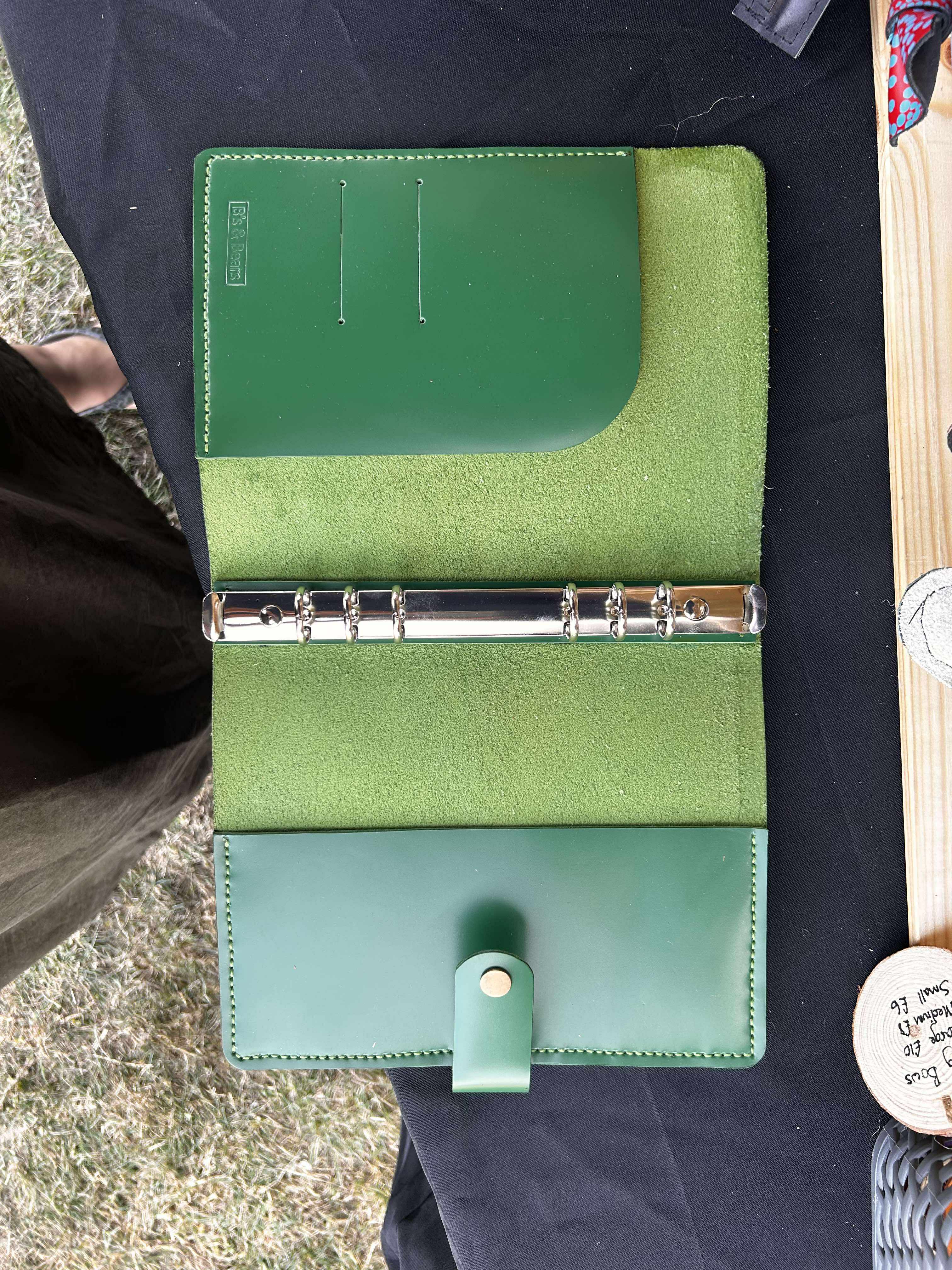 A5 Dark Green Organiser