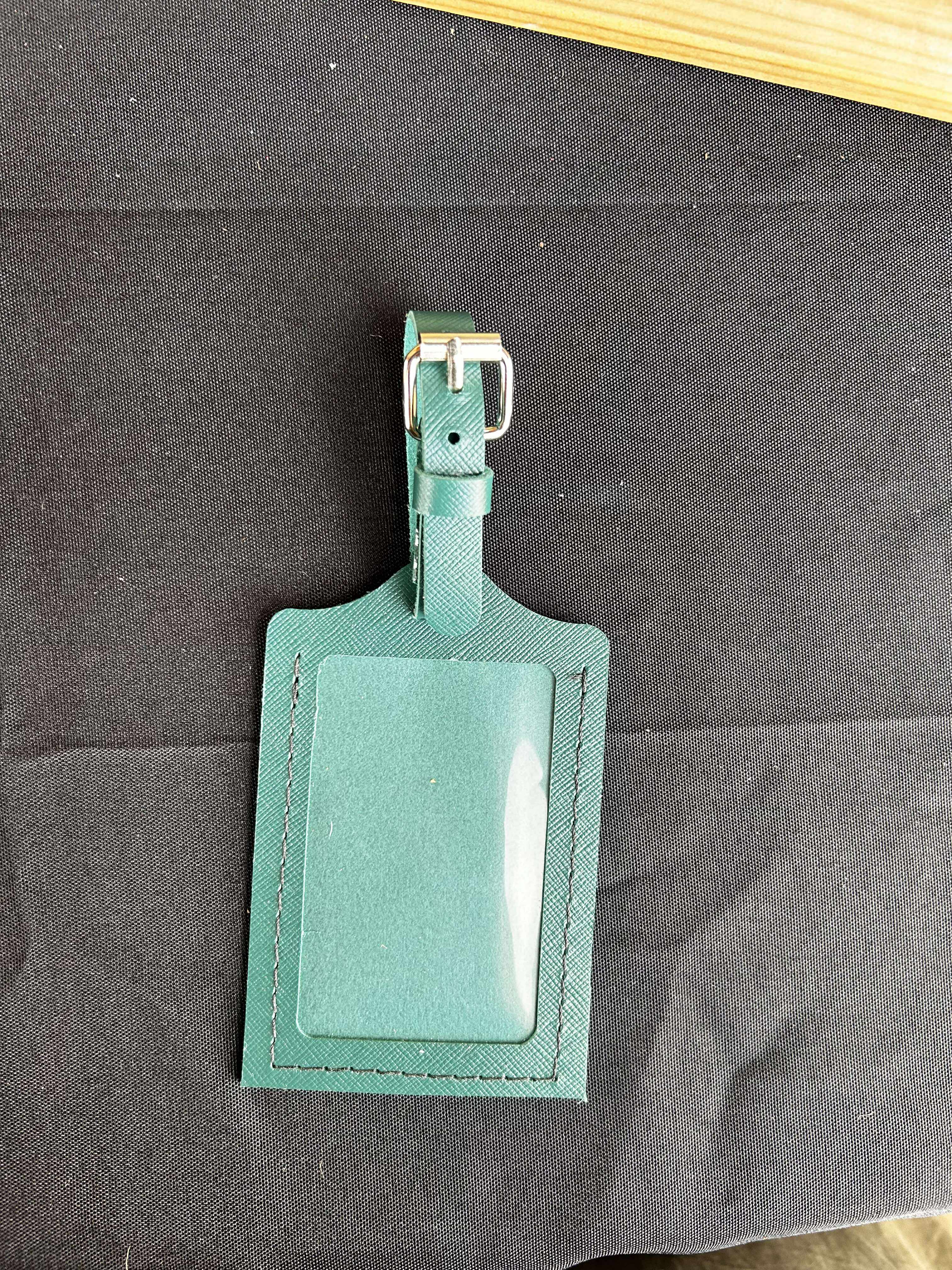 Teal Luggage Tag